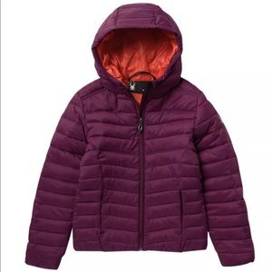 New Spyder channel puff jacket